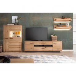 Loftscape Buffet haut Salvo - Partiellement en chêne massif - Planches de chêne Bianco / Gris -Meubles de salle à manger Soldes Magasin 1000207367 200317 14300000157 MOOD DETAILS P000000001000207367 mood