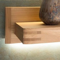 Loftscape Tablettes murales Salvo I (lot de 2) - Placage en chêne véritable - Planches de chêne Bianco -Meubles de salle à manger Soldes Magasin 1000207369 200317 14301600178 DETAILS P000000001000207369