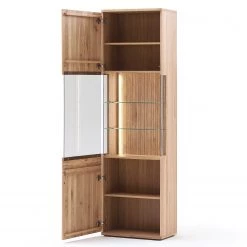 Loftscape Vitrine Salvo I - Partiellement en chêne massif - Planches de chêne Bianco / Gris -Meubles de salle à manger Soldes Magasin 1000207372 200317 14303500200 DETAILS P000000001000207372