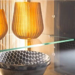 Loftscape Vitrine Salvo I - Partiellement en chêne massif - Planches de chêne Bianco / Gris -Meubles de salle à manger Soldes Magasin 1000207372 200317 14303800203 DETAILS P000000001000207372