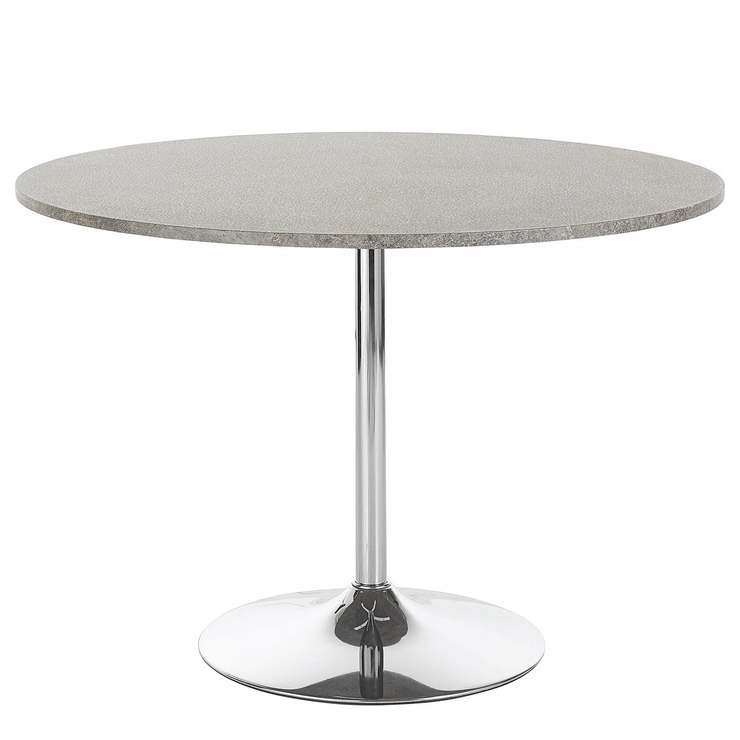 Loftscape Table Tirley - Métal - Chrome - Imitation béton 1 Loftscape Table Tirley - Métal - Chrome - Imitation béton