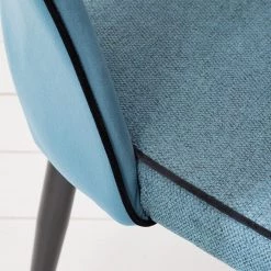 Jack & Alice Chaises capitonnées Jacky (lot de 2) - Tissu & velours / Métal - Gris chiné / Noir 19 Jack & Alice Chaises capitonnées Jacky (lot de 2) - Tissu & velours / Métal - Gris chiné / Noir -Meubles de salle à manger Soldes Magasin 1000208741 201229 16242200003 DETAILS P000000001000208741