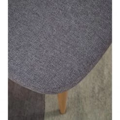 Mørteens Chaises capitonnées Jacklin II (2 él.) - Tissu / Métal - Imitation chêne - Gris clair -Meubles de salle à manger Soldes Magasin 1000208746 210106 06513500006 DETAILS P000000001000208746