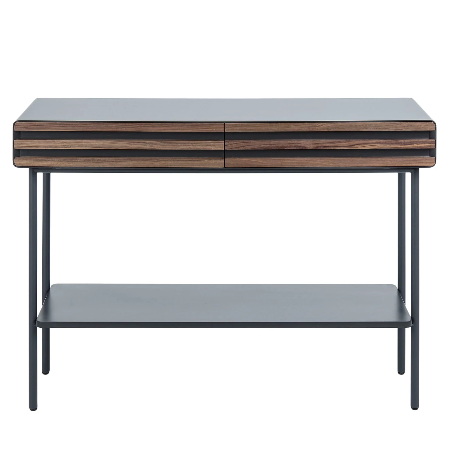 Norrwood Console Kipra - Noyer contreplaqué - Graphite 3 Norrwood Console Kipra - Noyer contreplaqué - Graphite – Image 3