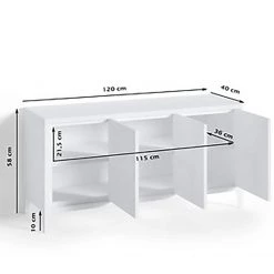 Loftscape Buffet Norwell - Métal - Noir 13 Loftscape Buffet Norwell - Métal - Noir -Meubles de salle à manger Soldes Magasin 1000209627 210115 07224500005 SKETCH DETAILS P000000001000209627 sketch