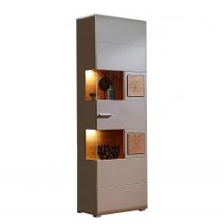 Loftscape Vitrine Aulby - Avec éclairage - Taupe
