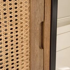 Ars manufacti Étagère Vina - Manguier massif / Métal - Manguier / Noir -Meubles de salle à manger Soldes Magasin 1000210698 200408 14301100016 DETAILS P000000001000210698