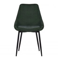 Jack & Alice Chaises capitonnées Beebe (lot de 2) - Vert foncé -Meubles de salle à manger Soldes Magasin 1000210866 200814 11092400044 DETAILS P000000001000210866