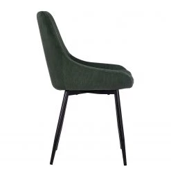 Jack & Alice Chaises capitonnées Beebe (lot de 2) - Vert foncé -Meubles de salle à manger Soldes Magasin 1000210866 200814 11092500045 DETAILS P000000001000210866