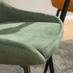 Jack & Alice Chaises capitonnées Beebe (lot de 2) - Vert foncé -Meubles de salle à manger Soldes Magasin 1000210866 201229 14242100005 DETAILS P000000001000210866