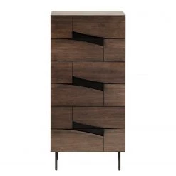 Red Living Commode Kluuvi II - Placage en bois véritable - Noyer / Noir -Meubles de salle à manger Soldes Magasin 1000210870 200429 17354700018 DETAILS P000000001000210870