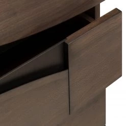 Red Living Commode Kluuvi II - Placage en bois véritable - Noyer / Noir -Meubles de salle à manger Soldes Magasin 1000210870 200429 17355100023 DETAILS P000000001000210870