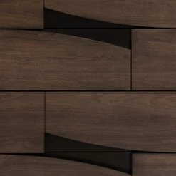 Red Living Commode Kluuvi II - Placage en bois véritable - Noyer / Noir -Meubles de salle à manger Soldes Magasin 1000210870 200429 17355200024 DETAILS P000000001000210870