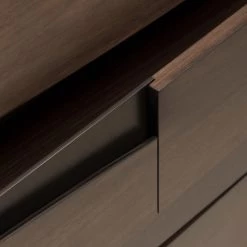 Red Living Commode Kluuvi I - Placage en bois véritable - Noyer / Noir -Meubles de salle à manger Soldes Magasin 1000210871 200429 17360000034 DETAILS P000000001000210871