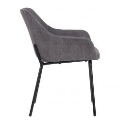 Jack & Alice Chaise capitonnée Richville - Velours côtelé / Fer - Gris / Noir 17 Jack & Alice Chaise capitonnée Richville - Velours côtelé / Fer - Gris / Noir -Meubles de salle à manger Soldes Magasin 1000210877 200814 11095400116 DETAILS P000000001000210877