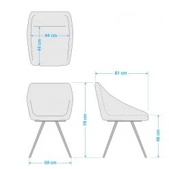 Jack & Alice Chaise capitonnée Richville - Velours côtelé / Fer - Gris / Noir 25 Jack & Alice Chaise capitonnée Richville - Velours côtelé / Fer - Gris / Noir -Meubles de salle à manger Soldes Magasin 1000210877 200814 11095700122 SKETCH DETAILS P000000001000210877 sketch