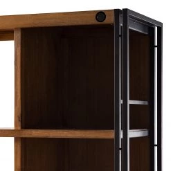 Ars manufacti Étagère Manchester VII - Acacia massif / Métal - Acacia / Anthracite -Meubles de salle à manger Soldes Magasin 1000210955 201008 16420800015 DETAILS P000000001000210955