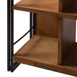 Ars manufacti Étagère Manchester VII - Acacia massif / Métal - Acacia / Anthracite -Meubles de salle à manger Soldes Magasin 1000210955 201008 16421000016 DETAILS P000000001000210955