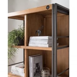 Ars manufacti Étagère Manchester VII - Acacia massif / Métal - Acacia / Anthracite -Meubles de salle à manger Soldes Magasin 1000210955 210121 12574700009 DETAILS P000000001000210955