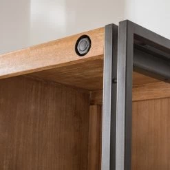 Ars manufacti Étagère Manchester VII - Acacia massif / Métal - Acacia / Anthracite -Meubles de salle à manger Soldes Magasin 1000210955 210121 12574700010 DETAILS P000000001000210955