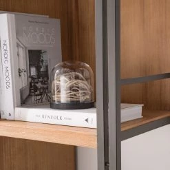 Ars manufacti Étagère Manchester VII - Acacia massif / Métal - Acacia / Anthracite -Meubles de salle à manger Soldes Magasin 1000210955 210121 12574700011 DETAILS P000000001000210955