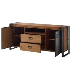 Ars manufacti Buffet Manchester V - Acacia massif / Métal - Acacia / Anthracite -Meubles de salle à manger Soldes Magasin 1000210963 201008 16422100021 DETAILS P000000001000210963