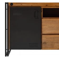 Ars manufacti Buffet Manchester V - Acacia massif / Métal - Acacia / Anthracite -Meubles de salle à manger Soldes Magasin 1000210963 201008 16422200022 DETAILS P000000001000210963