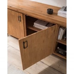 Ars manufacti Buffet Manchester VI - Acacia massif / Métal - Acacia / Anthracite -Meubles de salle à manger Soldes Magasin 1000210964 210121 12574800024 DETAILS P000000001000210964