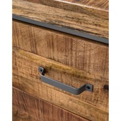 Ars manufacti Buffet Hunter II - Manguier massif / Métal - Manguier / Gris bleu -Meubles de salle à manger Soldes Magasin 1000211063 210219 10174000007 DETAILS P000000001000211063