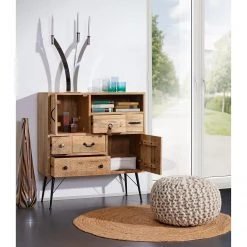 Red Living Commode Latta - Manguier massif / Métal - Manguier / Noir 12 Red Living Commode Latta - Manguier massif / Métal - Manguier / Noir -Meubles de salle à manger Soldes Magasin 1000211450 220316 022 MOOD DETAILS P000000001000211450 mood