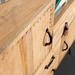 Red Living Commode Latta - Manguier massif / Métal - Manguier / Noir 15 Red Living Commode Latta - Manguier massif / Métal - Manguier / Noir -Meubles de salle à manger Soldes Magasin 1000211450 220316 031 DETAILS P000000001000211450