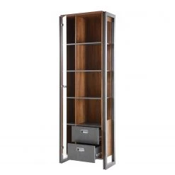 Ars manufacti Vitrine Marton - Imitation chêne Stirling / Anthracite -Meubles de salle à manger Soldes Magasin 1000211534 200424 13270200140 DETAILS P000000001000211534