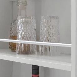 Fredriks Table haute Coburn - Aluminium - Argenté - Blanc -Meubles de salle à manger Soldes Magasin 1000211773 200506 12474200440 DETAILS P000000001000211773