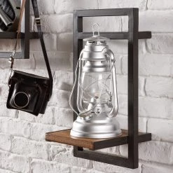 Ars manufacti Étagères murales Manchester II (5 élém.) - Acacia massif / Métal - Acacia / Anthracite -Meubles de salle à manger Soldes Magasin 1000213198 200527 13201200007 DETAILS P000000001000213198