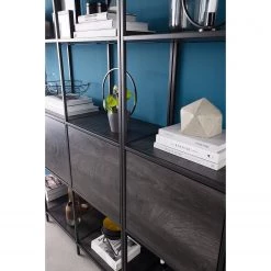 Fredriks Étagère Meon III - Chêne gris - Largeur : 150 cm -Meubles de salle à manger Soldes Magasin 1000213232 210104 13264800006 MOOD DETAILS P000000001000213232 mood