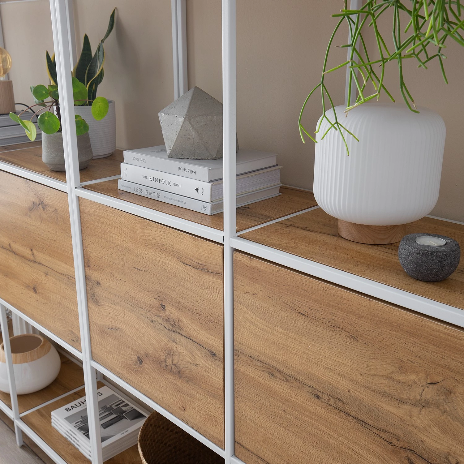 Fredriks Étagère Meon III - Imitation chêne - Largeur : 101 cm 14 Fredriks Étagère Meon III - Imitation chêne - Largeur : 101 cm – Image 14