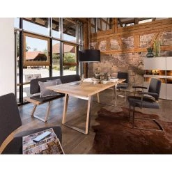 GWINNER Banc Bern - Cuir Toledo : Noir - Largeur : 210 cm -Meubles de salle à manger Soldes Magasin 1000213682 220701 020 MOOD DETAILS P000000001000213682 mood