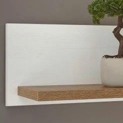 Norrwood Etagère murale Proville - Imitation chêne blanc / Imitation chêne - Largeur : 130 cm 9 Norrwood Etagère murale Proville - Imitation chêne blanc / Imitation chêne - Largeur : 130 cm -Meubles de salle à manger Soldes Magasin 1000213880 200525 13132500048 DETAILS P000000001000213880