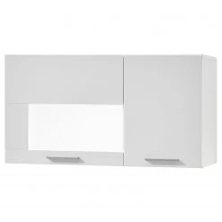 Loftscape Vitrine murale Cely - Blanc brillant / Blanc mat
