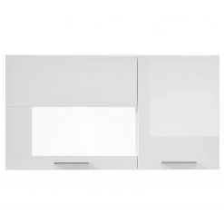 Loftscape Vitrine murale Cely - Blanc brillant / Blanc mat -Meubles de salle à manger Soldes Magasin 1000213884 200525 13134100066 DETAILS P000000001000213884