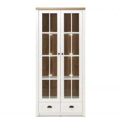 Norrwood Vitrine Proville II - Imitation chêne blanc / Imitation chêne 10 Norrwood Vitrine Proville II - Imitation chêne blanc / Imitation chêne -Meubles de salle à manger Soldes Magasin 1000213895 200525 13145100133 DETAILS P000000001000213895