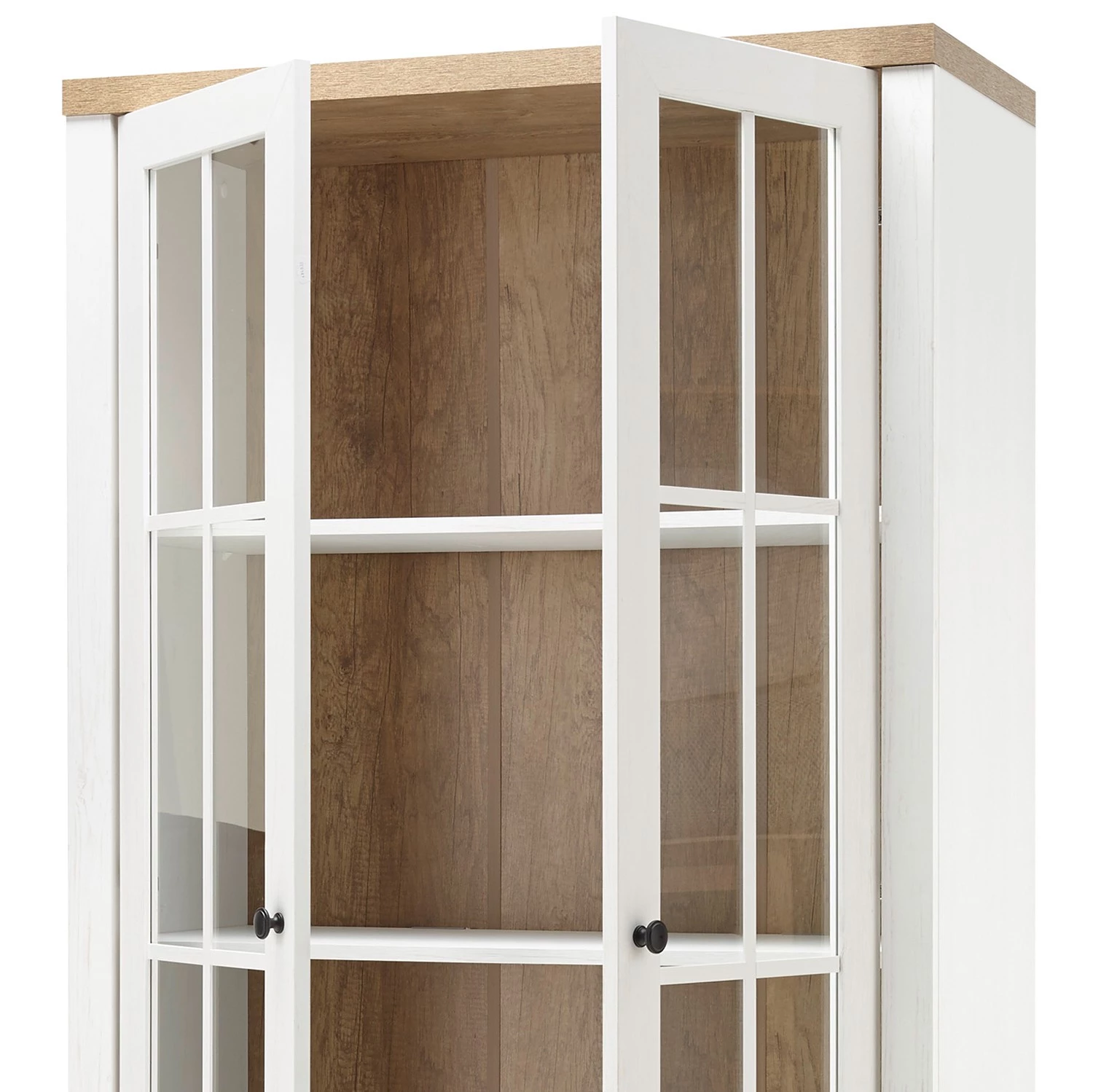 Norrwood Vitrine Proville II - Imitation chêne blanc / Imitation chêne 7 Norrwood Vitrine Proville II - Imitation chêne blanc / Imitation chêne – Image 7