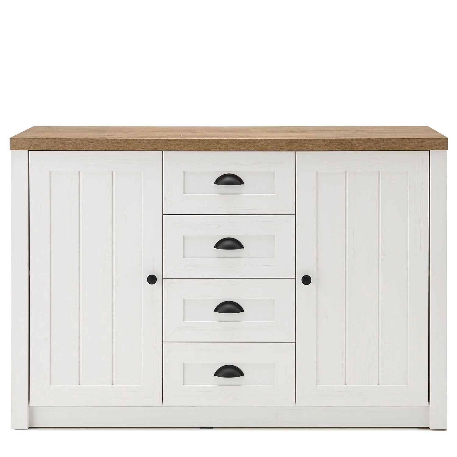 Norrwood Buffet Proville II - Imitation chêne blanc / Imitation chêne 4 Norrwood Buffet Proville II - Imitation chêne blanc / Imitation chêne – Image 4