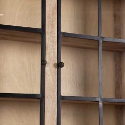 Maison Belfort Buffet Vianne - Manguier massif / Métal - Manguier / Noir -Meubles de salle à manger Soldes Magasin 1000214037 210303 06333100014 DETAILS P000000001000214037