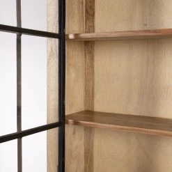 Maison Belfort Buffet Vianne - Manguier massif / Métal - Manguier / Noir -Meubles de salle à manger Soldes Magasin 1000214037 210303 06333500017 DETAILS P000000001000214037