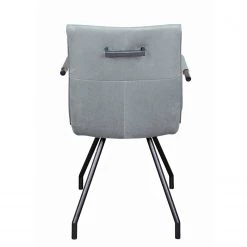 Kayoom Chaises à accoudoirs Eaden (lot de 2) - Velours / Fer - Noir - Gris 13 Kayoom Chaises à accoudoirs Eaden (lot de 2) - Velours / Fer - Noir - Gris -Meubles de salle à manger Soldes Magasin 1000214201 200529 06050400184 DETAILS P000000001000214201