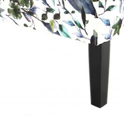 Kayoom Chaises capitonnées Indira IV - Tissu / Hêtre massif - Noir / Vert et blanc -Meubles de salle à manger Soldes Magasin 1000214216 200529 06062500288 DETAILS P000000001000214216