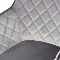 Kayoom Chaise à accoudoirs Amino - Velours / Acier - Gris / Doré 13 Kayoom Chaise à accoudoirs Amino - Velours / Acier - Gris / Doré -Meubles de salle à manger Soldes Magasin 1000214226 200529 06073400374 DETAILS P000000001000214226