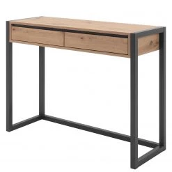 Red Living Console Denville - Imitation chêne artisan / Anthracite