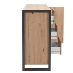 Red Living Buffet Denville II - Imitation chêne artisan / Anthracite -Meubles de salle à manger Soldes Magasin 1000214501 200608 14165500100 DETAILS P000000001000214501